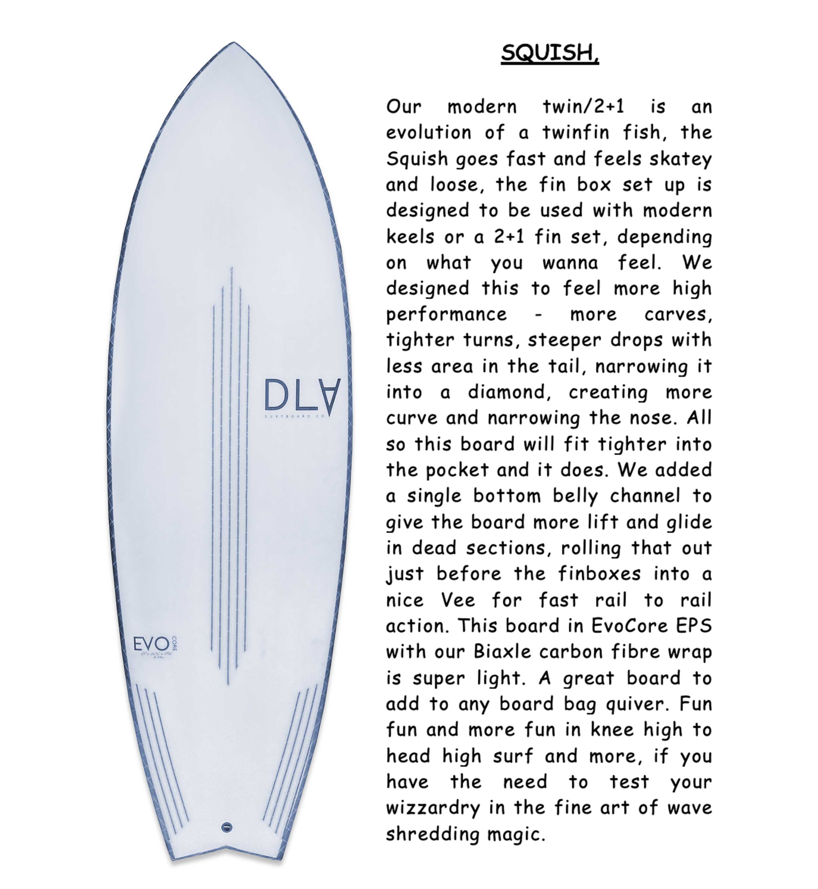 Bali Surfboard Twinfin DLA Surfboard